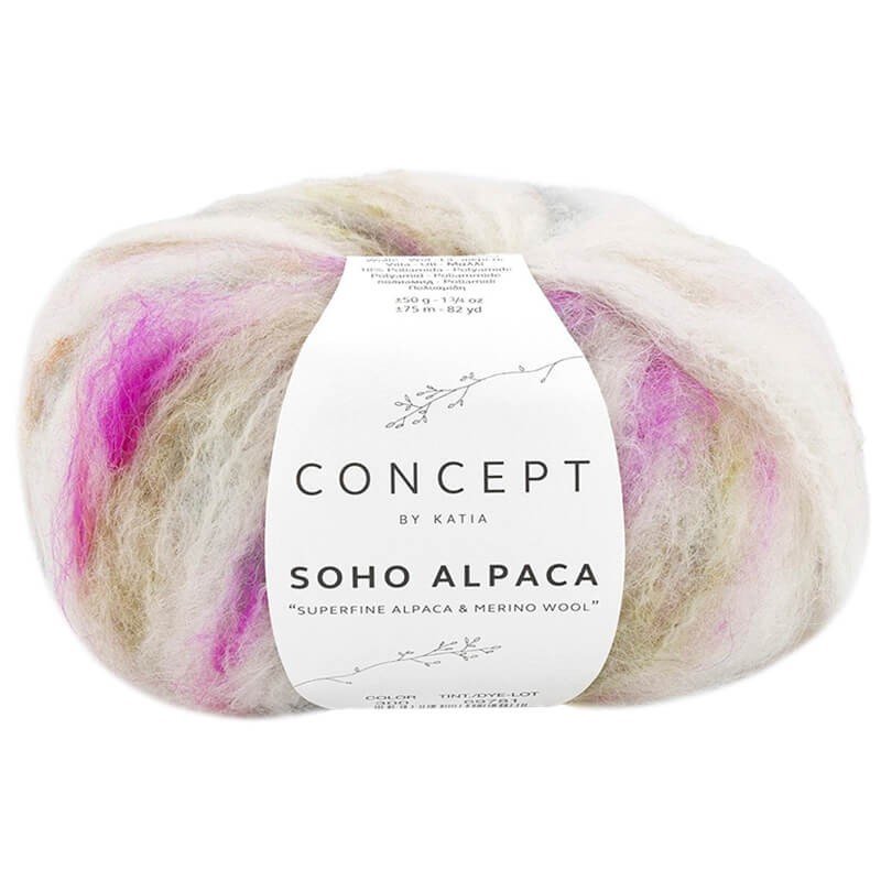 Katia Soho Alpaca Yarn – Superfine Alpaca Merino Blend Bouclé