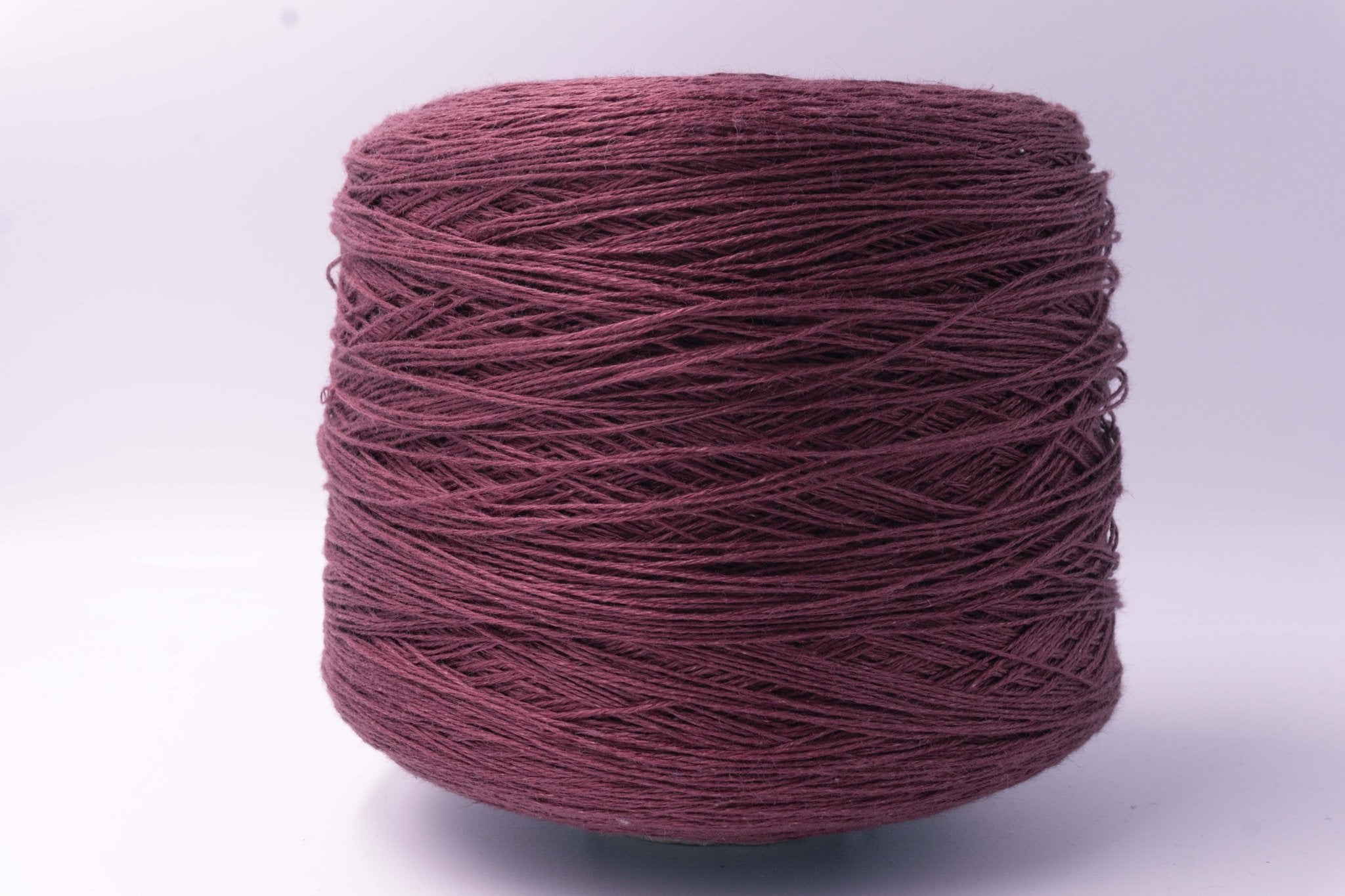 100% Linen Yarn on Cone, Cherry Color 1.040 | Knitting yarn shop / dzijas veikals