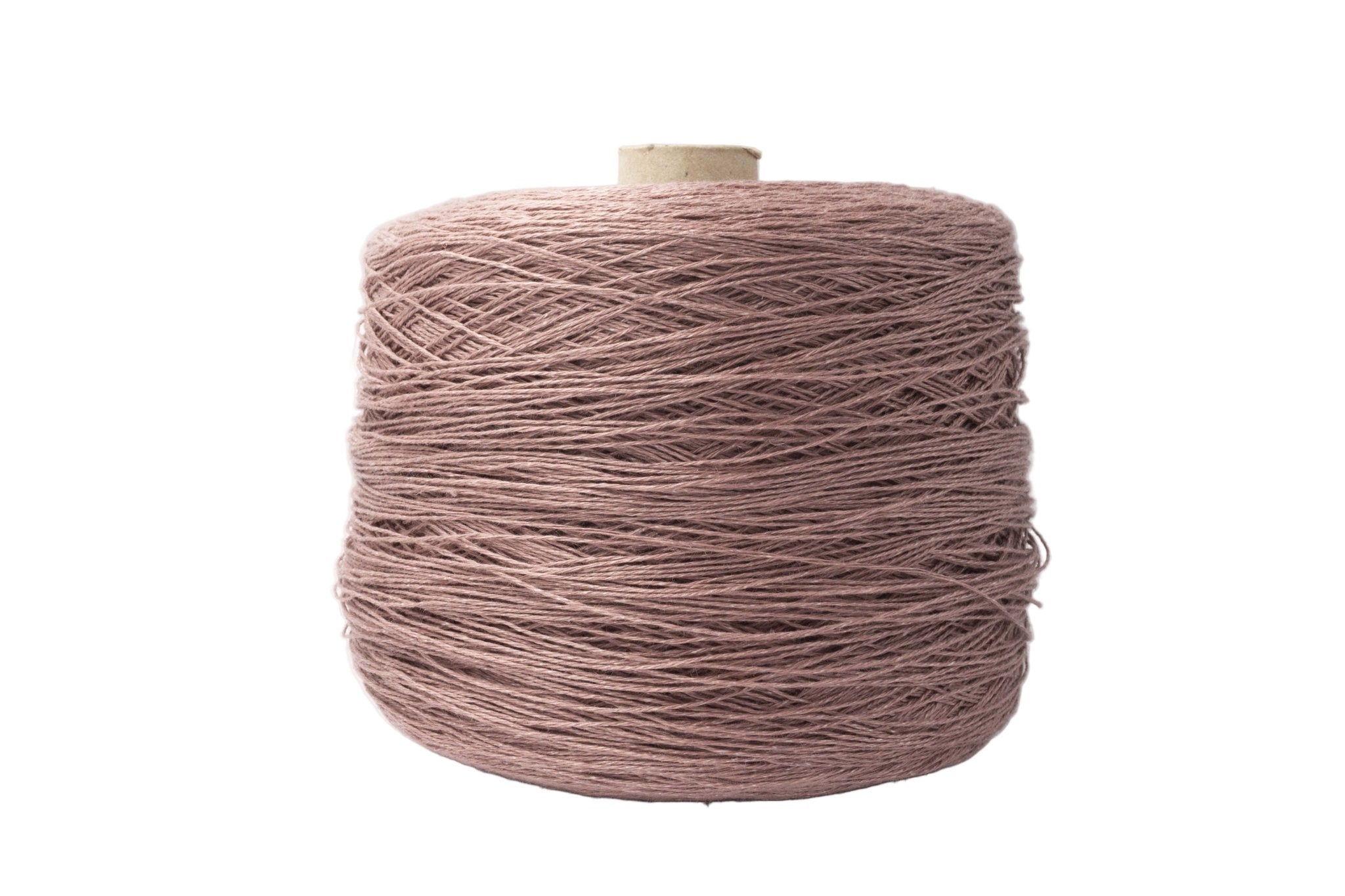 100% Linen Yarn on Cone, Desert Rose color 1.07 | Knitting yarn shop / dzijas veikals
