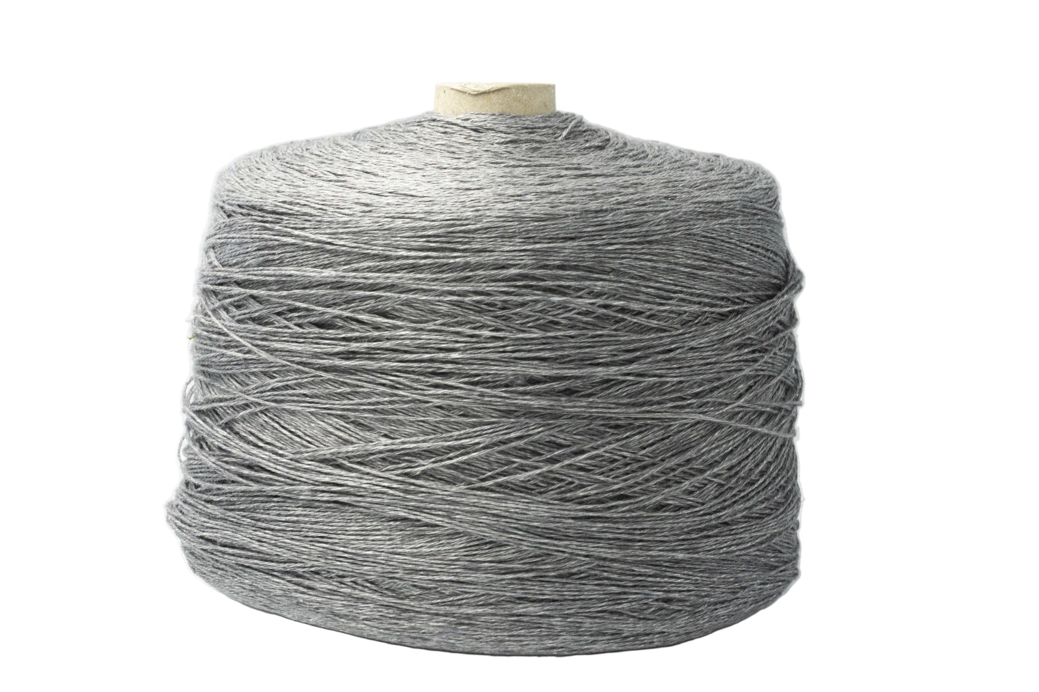 100% Linen Yarn on Cone, Grey 1.060 | Knitting yarn shop / dzijas veikals