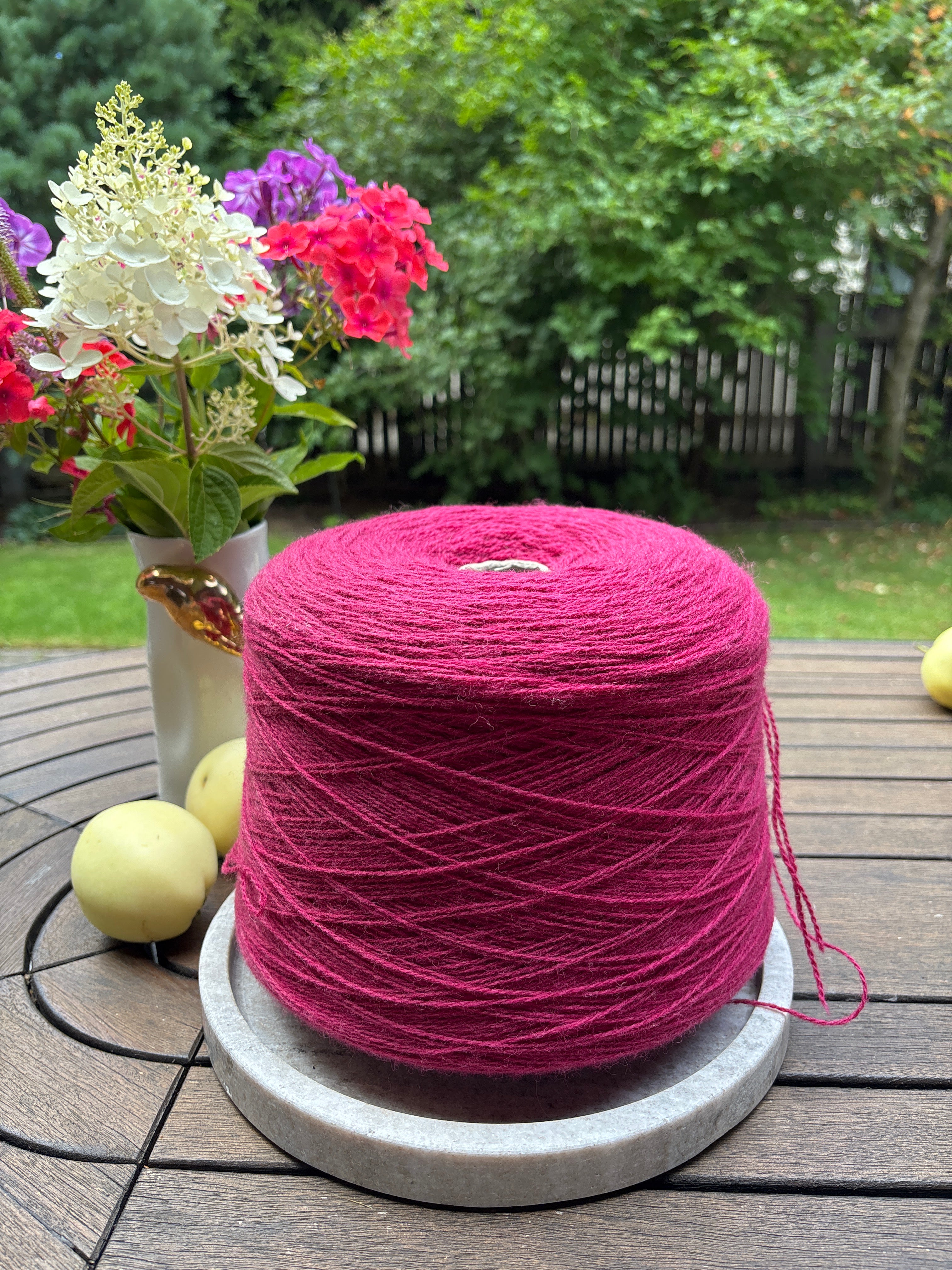 100% Wool Yarn on cone, 1.5 kg