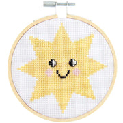 Rico Design Cross Stitch Embroidery Kit - Happy Sun