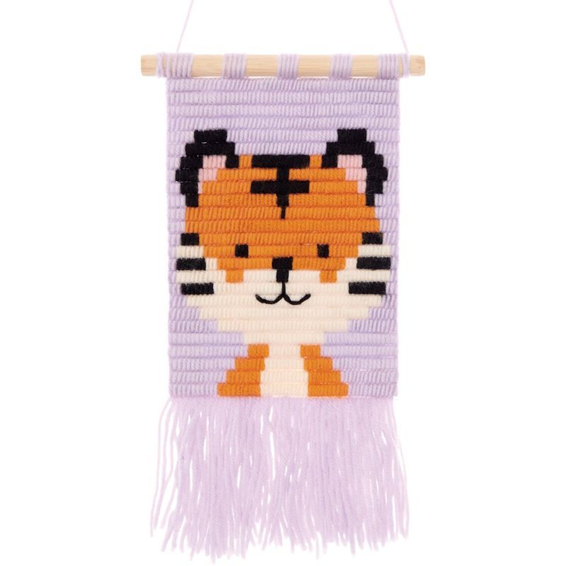 Rico Design Longstitch Embroidery Kit - Tiger