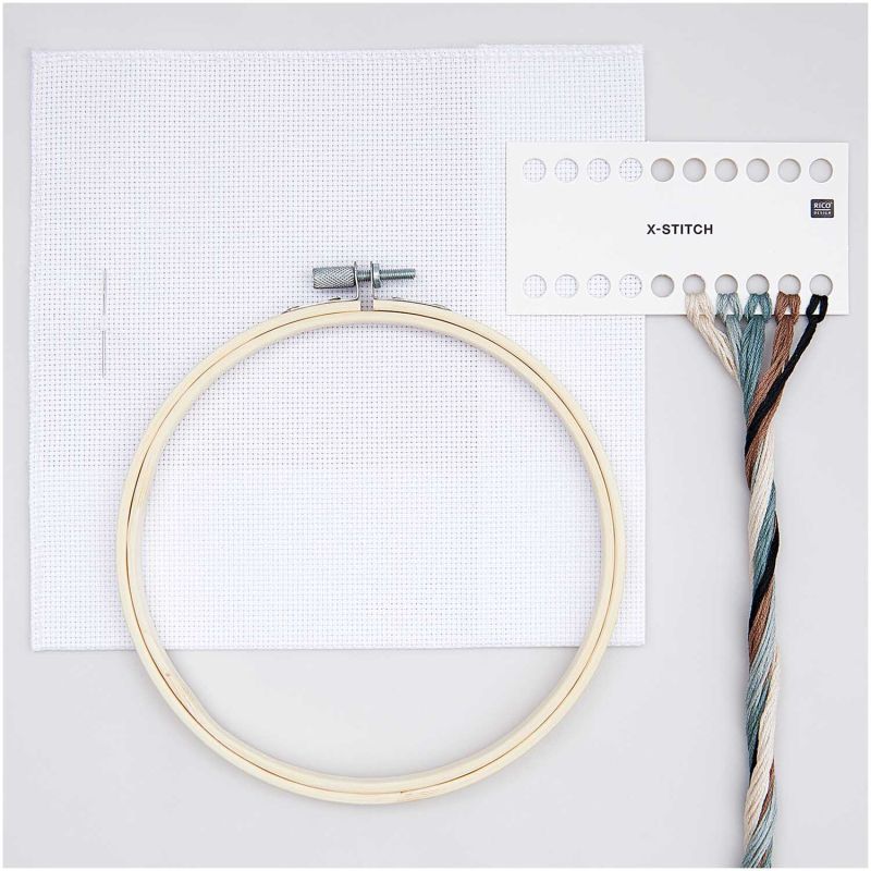 Rico Design Cross Stitch Embroidery Kit - Seagull