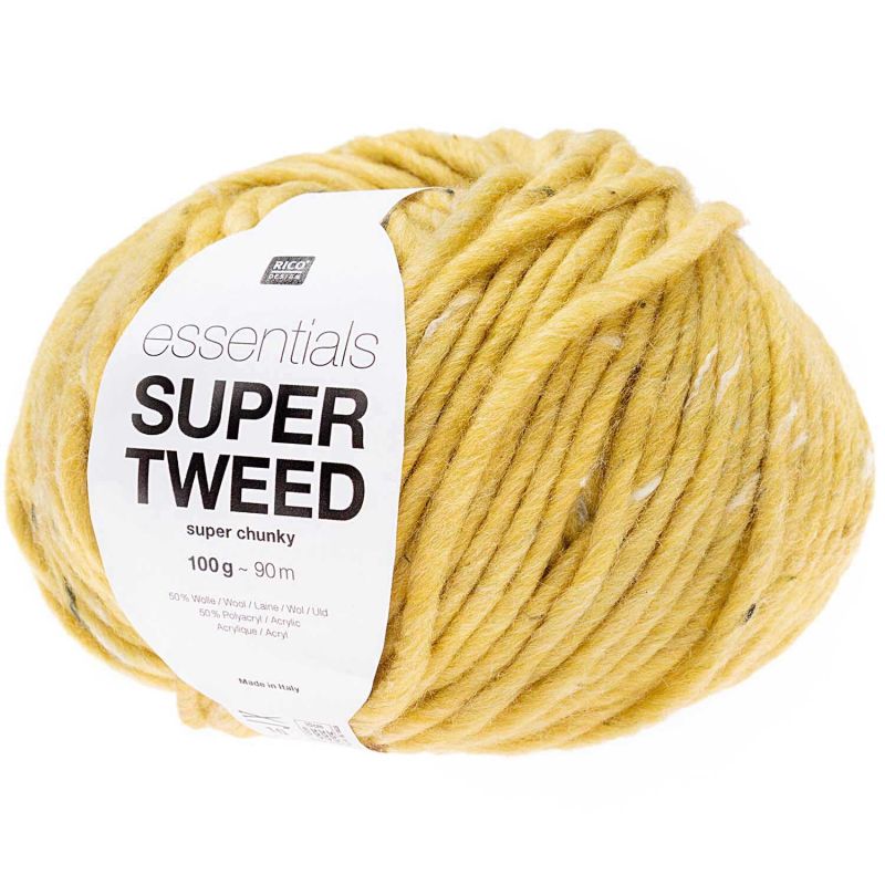 Rico Design Essentials Super Tweed Super Chunky Yarn - Wool Blend