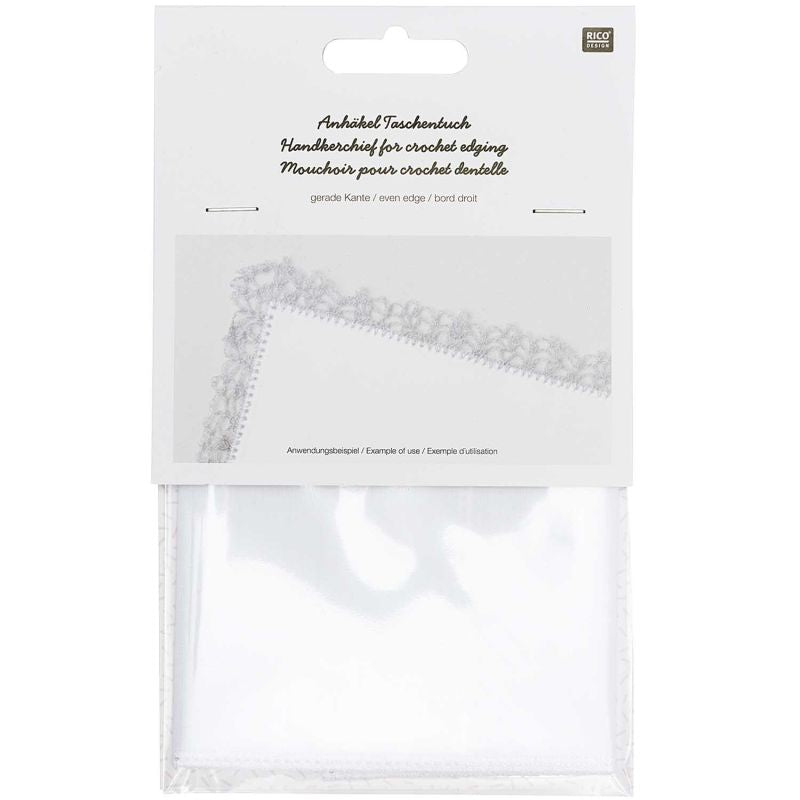 Crochet Handkerchief with Straight Edge 25x25cm