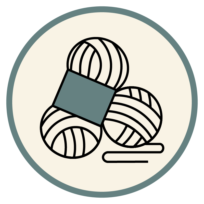 Yarn Ball and Yarn Skein Icon