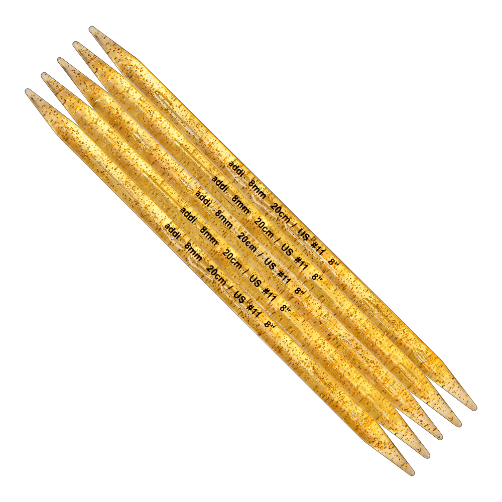 Addi Champagne double - pointed needle 20 | Knitting yarn shop / dzijas veikals