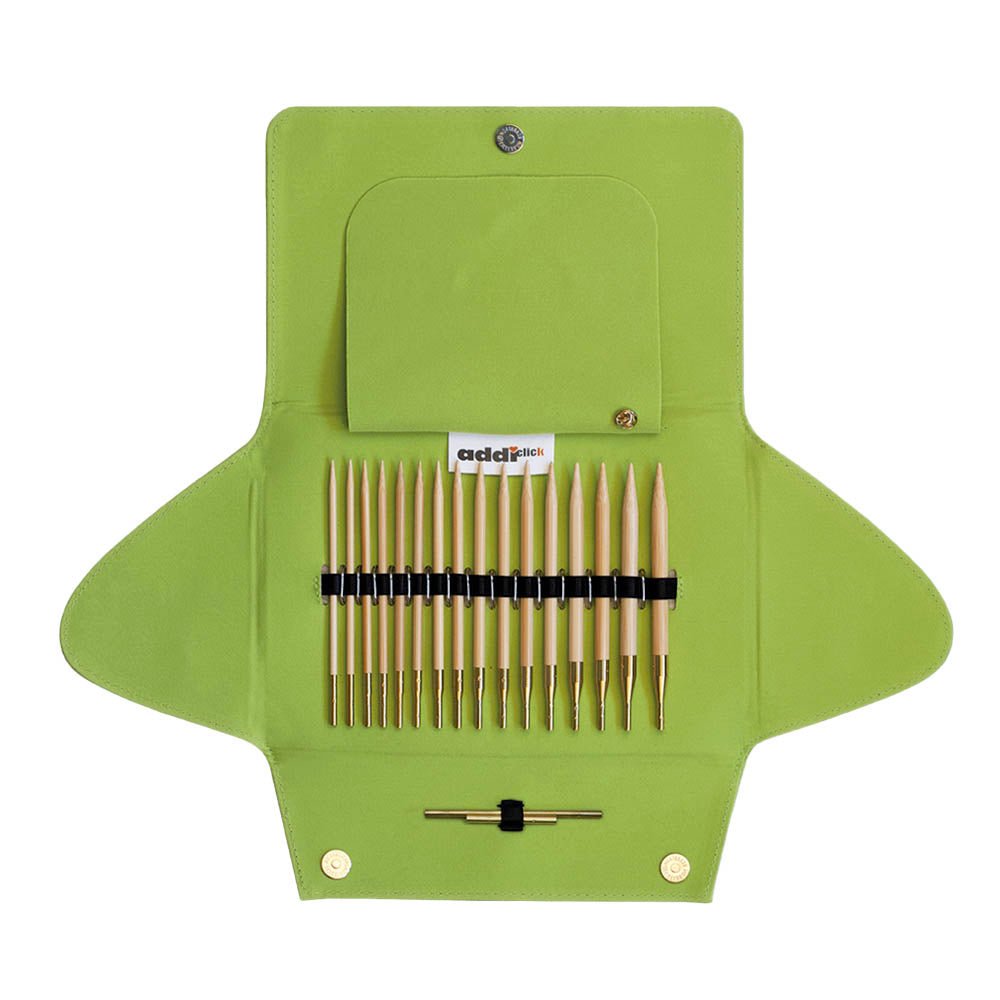 Addi Click interchang. needle set bamboo 3.50 - 8.00mm | Knitting yarn shop / dzijas veikals