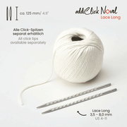 Addi Click Novel Long interchang. needle square 3.5 | Knitting yarn shop / dzijas veikals
