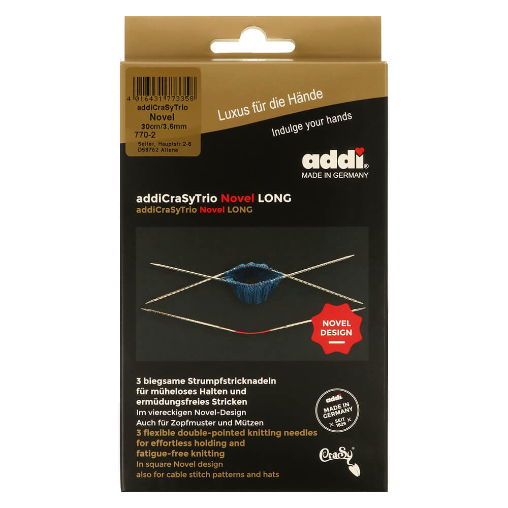 Addi CraSyTrio Novel needles 30cm 2 | Knitting yarn shop / dzijas veikals