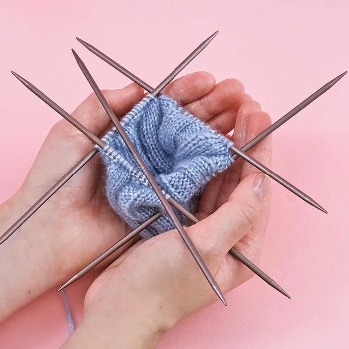 Addi Mystic Lace Double - Pointed Needles – 15cm, 20cm & 23cm – Lightweight Anodized Aluminum DPN Set 15 | Knitting yarn shop / dzijas veikals