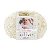 ALIZE Baby Wool 01 | Knitting yarn shop / dzijas veikals