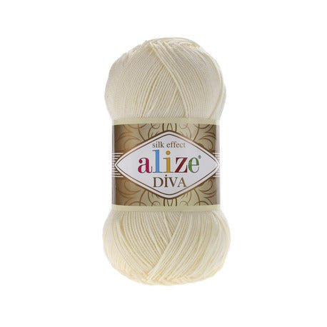 ALIZE Diva 01 | Knitting yarn shop / dzijas veikals