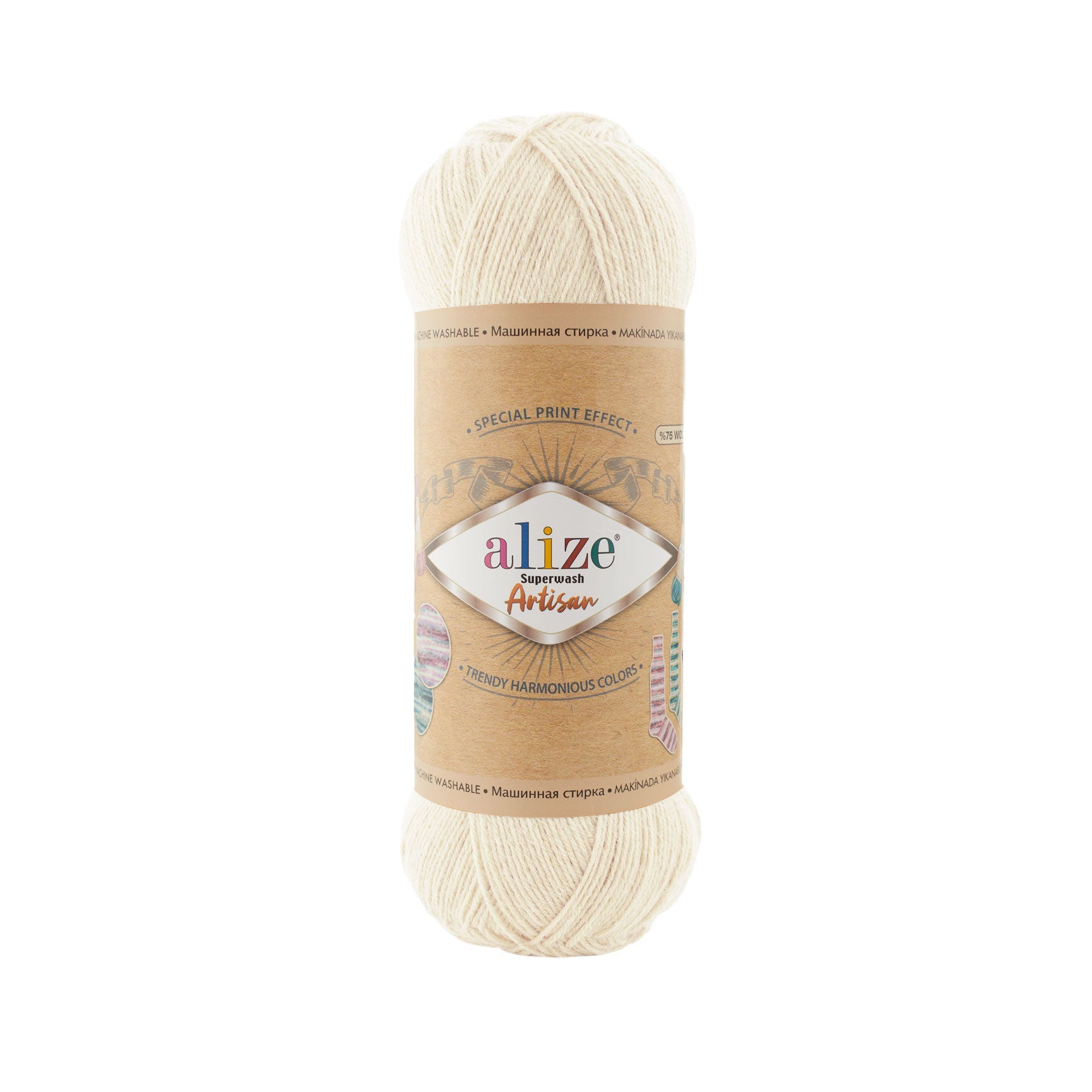 ALIZE Superwash Artisan 01 | Knitting yarn shop / dzijas veikals
