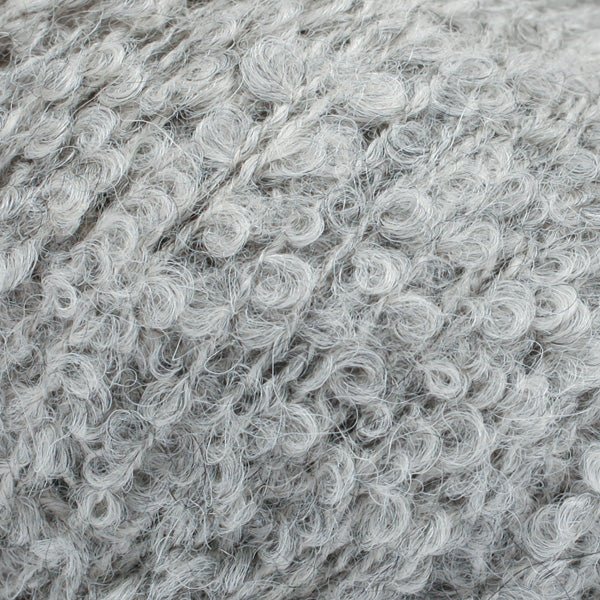 ALPACA BOUCLÉ MIX 5110 light grey | Knitting yarn shop / dzijas veikals