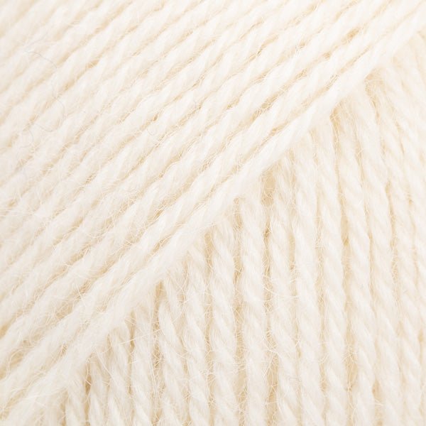 ALPACA UNI COLOUR 100 off white | Knitting yarn shop / dzijas veikals