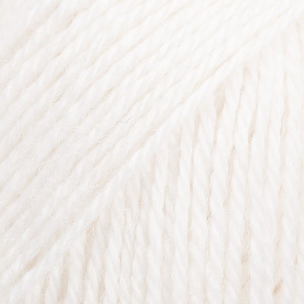 ALPACA UNI COLOUR 101 white | Knitting yarn shop / dzijas veikals