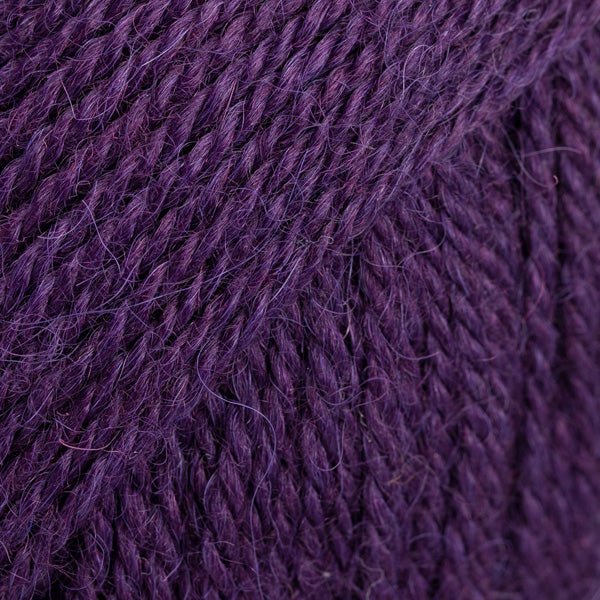ALPACA UNI COLOUR 4400 dark purple | Knitting yarn shop / dzijas veikals