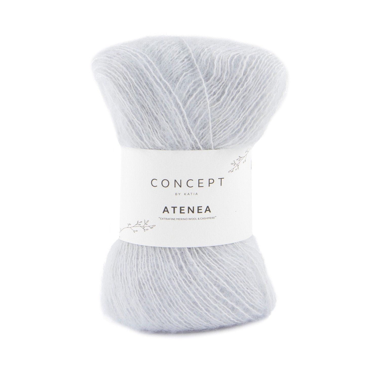 ATENEA Natural Carded Bouclé Yarn – Virgin Wool, Cotton, & Cashmere 89 - perla | Knitting yarn shop / dzijas veikals
