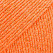 BABY MERINO UNI COLOUR 36 electric orange | Knitting yarn shop / dzijas veikals