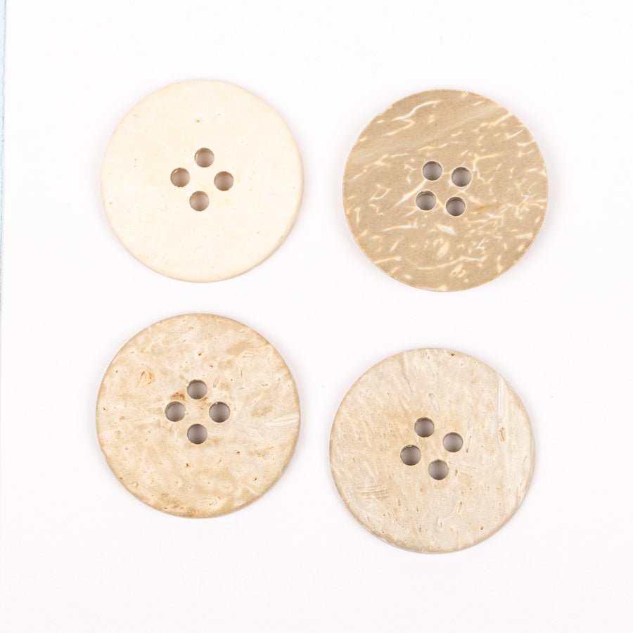 Bleached coconut 15/20/25mm 25mm 804 | Knitting yarn shop / dzijas veikals