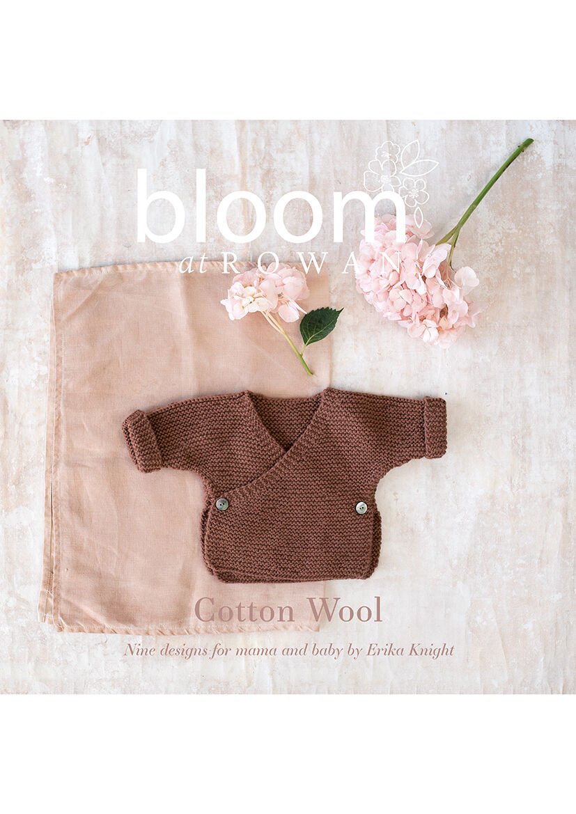 Bloom Book One Cotton Wool by Erika Knight | Knitting yarn shop / dzijas veikals