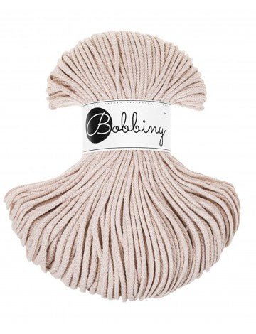 Bobbiny BRAIDED CORDS 3MM Junior Nude | Knitting yarn shop / dzijas veikals