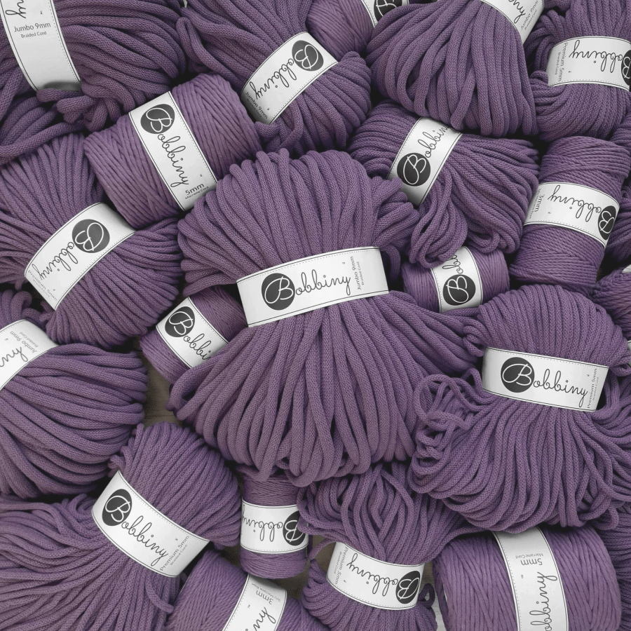 Bobbiny BRAIDED CORDS 5MM Premium Aloe | Knitting yarn shop / dzijas veikals