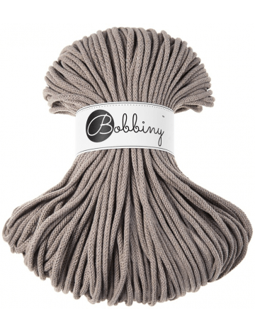 Bobbiny BRAIDED CORDS 5MM Premium Coffee | Knitting yarn shop / dzijas veikals
