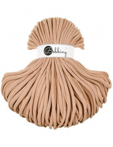 Bobbiny BRAIDED CORDS 9MM JUMBO Biscuit | Knitting yarn shop / dzijas veikals