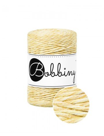 Bobbiny MACRAME CORDS 1,5MM Banana shake | Knitting yarn shop / dzijas veikals