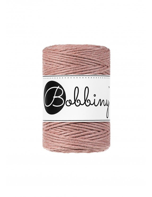 Bobbiny MACRAME CORDS 1,5MM Blush | Knitting yarn shop / dzijas veikals