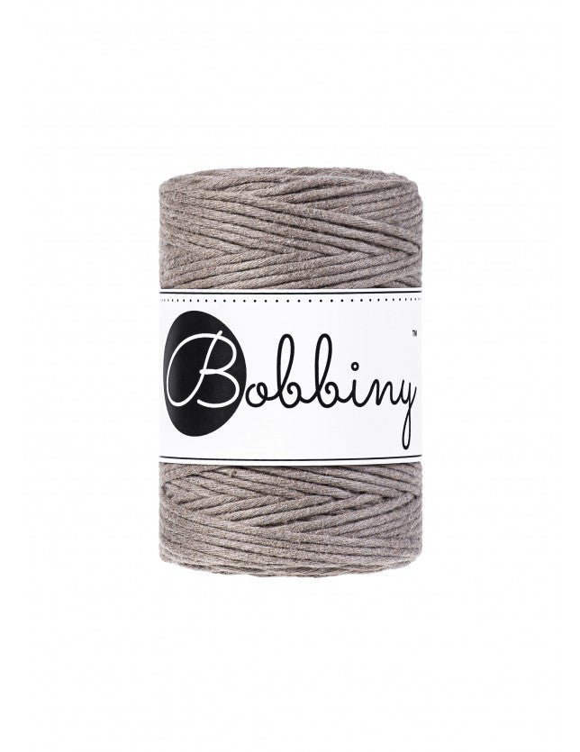 Bobbiny MACRAME CORDS 1,5MM Coffee | Knitting yarn shop / dzijas veikals