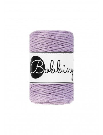 Bobbiny MACRAME CORDS 1,5MM Lavender | Knitting yarn shop / dzijas veikals