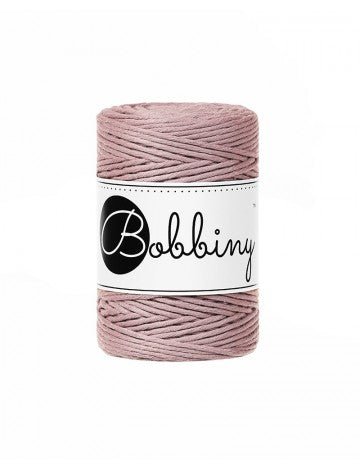 Bobbiny MACRAME CORDS 1,5MM Mauve | Knitting yarn shop / dzijas veikals