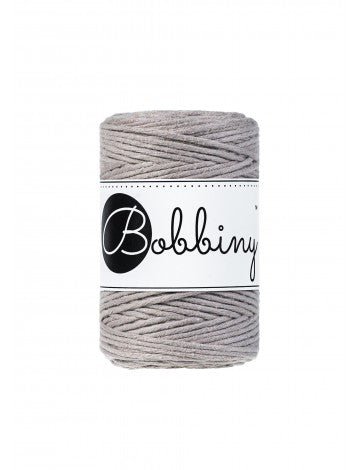 Bobbiny MACRAME CORDS 1,5MM Pearl | Knitting yarn shop / dzijas veikals