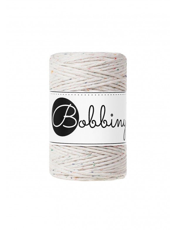 Bobbiny MACRAME CORDS 1,5MM Rainbow Dust | Knitting yarn shop / dzijas veikals