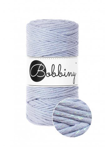 Bobbiny MACRAME CORDS 3MM Glossy Iris | Knitting yarn shop / dzijas veikals