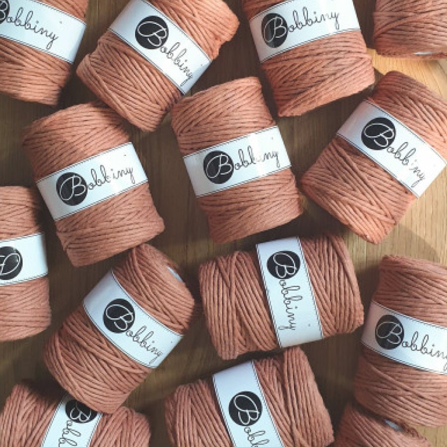 Bobbiny MACRAME CORDS 5MM Aloe | Knitting yarn shop / dzijas veikals