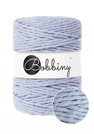 Bobbiny MACRAME CORDS 5MM Glossy Iris | Knitting yarn shop / dzijas veikals