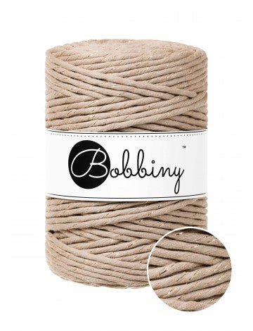 Bobbiny MACRAME CORDS 5MM Golden Sand | Knitting yarn shop / dzijas veikals