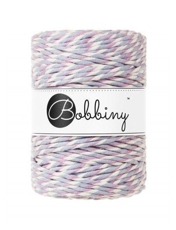 Bobbiny MACRAME CORDS 5MM Magic Iris | Knitting yarn shop / dzijas veikals