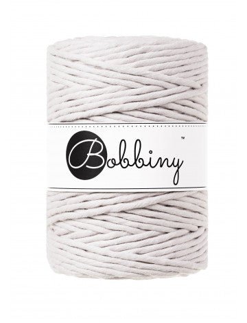 Bobbiny MACRAME CORDS 5MM Moonlight | Knitting yarn shop / dzijas veikals