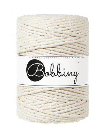 Bobbiny MACRAME CORDS 5MM Natural | Knitting yarn shop / dzijas veikals