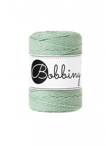 Bobbiny MACRAME ROPES 3PLY 1,5MM Aloe Baby | Knitting yarn shop / dzijas veikals