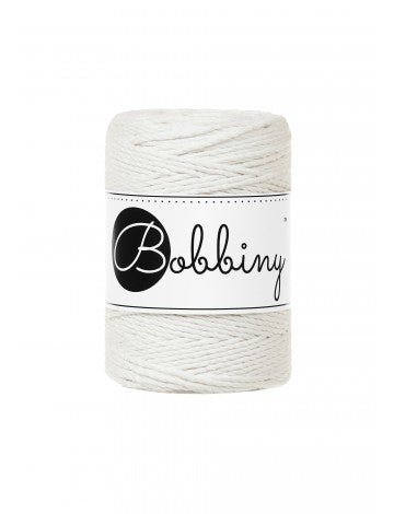 Bobbiny MACRAME ROPES 3PLY 1,5MM Off White | Knitting yarn shop / dzijas veikals
