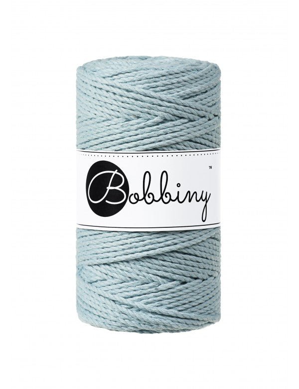 Bobbiny MACRAME ROPES 3PLY 3MM Misty | Knitting yarn shop / dzijas veikals