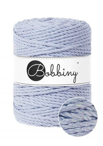 Bobbiny MACRAME ROPES 3PLY 5MM Glossy Iris | Knitting yarn shop / dzijas veikals
