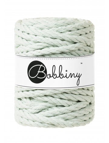 Bobbiny MACRAME ROPES 3PLY 9MM (Copy) Milky Green | Knitting yarn shop / dzijas veikals